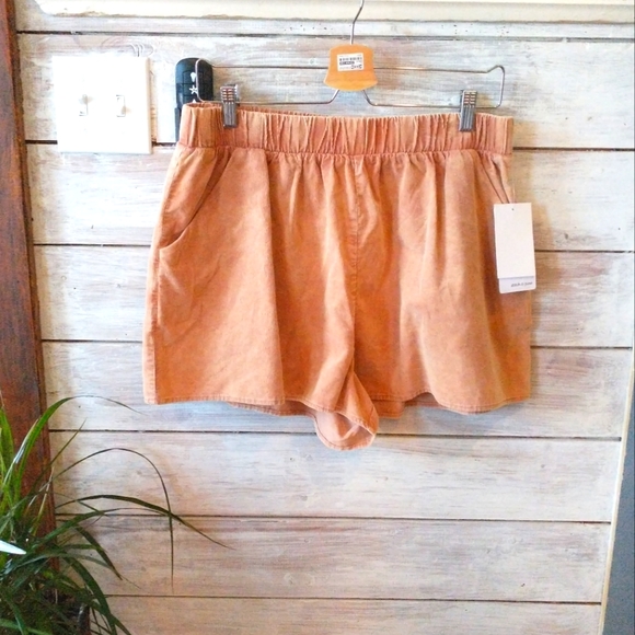 Stitch & Pine Pants - Stitch & Pine Soft Tan/Soft Orange or Earthy Corduroy Shorts XL